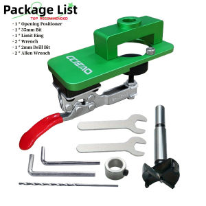 Metal Cabinet Hinge Installation Jig Quick Release Clamp & Drilling Template 35mm Concealed Hinge Mounting Tool for Doors