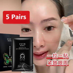 5 Pairs 6D Microcrystalline Eye Mask Anti-wrinkle Eye Patch lifting Frming Fade Eye Lines Remove Eye Bags Dark Circles Eye Stickers