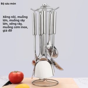 Bộ Dụng Cụ Nấu Ăn Inox Phong Cách Cổ Điển