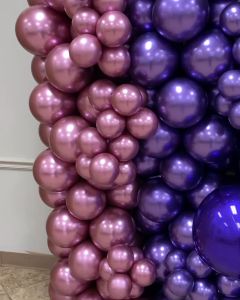 Balon Latex Chrome 12 Inch Double Metalik Isi 1 Pcs