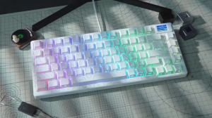 Contour 4.0 Side Engraved Keycap PBT Translucent 97 Key Gaming Mechanical Keyboard Key Cap White For Magnetic Switch F75 GMK87