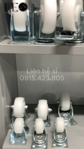 Bánh Xe Đẩy TPE Vòng Bi Đơn – Êm – Bền – Không Gây Trầy Sàn – Đa Kích Cỡ