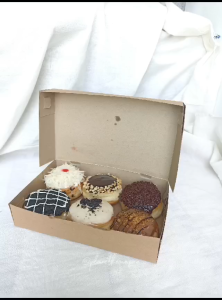 [isi 20] dus kraft laminasi 21x13x4.2 dus coklat martabak manis atau asin dus kue martabak kotak brownies kue bolu snack craft laminasi kotak martabak kotak donut