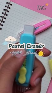 TRG Pastel Pencil Eraser ER-317 - Penghapus Pensil Lucu Dengan Dust Remover TRG
