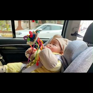 Đồ chơi Montessori gặm nướu rút dây silicon kết hợp vận động tinh cho bé phát triển