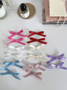 Rainbow Vitality Young Adult Ribbon Bows Barrettes Clip Headdress Female Hairpin Side Clip Female 2023 New Arrival