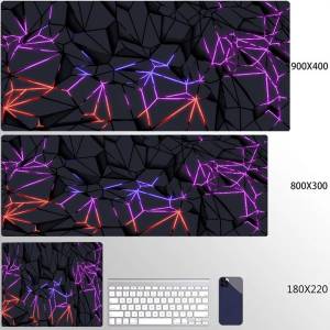 Bandai | Hexagon Large Gaming Mousepads Design Mouse Pad Computer Mousepad Desk Mat 90x40cm Desk Pads For PC Keyboard Mats Table Rug Xxl