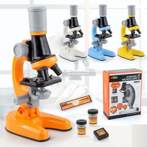 Upgrade 1200X Mikroskop Science Educational Toys Kit Lab Homeschool Mainan Untuk Hadiah Anak-anak