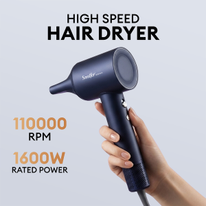 Sonifer Hair Dryer 110000RPM High Speed Negative ion 1600W Hot Cold Wind Home 2-Speed Blow Dryer
