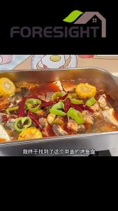 Khay inox 304 Có Nắp Đậy Cao Cấp khay đựng topping ăn lẩu thập cẩm cá chép om dưa home