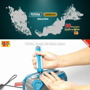 TOTAL Tools 4V Compact light-weight LED Light portable Cordless screwdriver - TSDLI04062