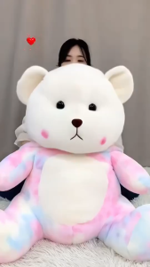 Gấu Bông Lena 35cm Màu Galaxy Dễ Thương – Thú Nhồi Bông Mềm Mịn Gối Ôm Ngủ Quà Tặng Bé & Bạn Gái