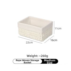 YSINGHOME | Bamboo Fabric-lined Desktop Organizer