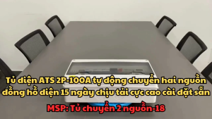 Tủ điện ATS 2P-100A tự động chuyển hai nguồn đồng hồ điện 15 ngày chịu tải cực cao cài đặt sẵn-MSP: Tủ chuyển 2 nguồn-18