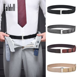 Canvas Shirt Stabilizer Belt Anti-Slip Tuck-In Business Suit Accessory for Men and Women Alloy Buckle Hook Style