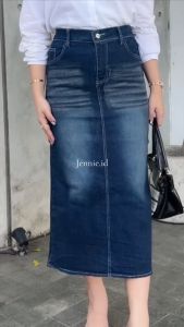 Rok Span Jeans Skirt Cessa Panjang