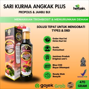 Sari Kurma Madu Angkak Propolis 470Gr Dan 280gr Obat DBD Types Menaikkan Trombosit Ampuh