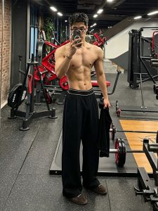 OUMULONG | Quick Drying Thin Coolness Breathable Leisure Straight Pants