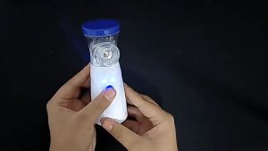 Atomizer Portable Nebulizer for Kids & Adult Asthma Inhaler Fogging Ultrasonic Portable Nebulizer Handheld Inhaler Sore Throat & Cold & Cough & Rhinitis & Bronchitis Phlegm Mesh Machine Asthma Saline Nebulizer