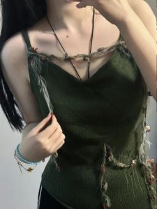 Áo Ba Lỗ Không Tay Dệt Kim Cổ Điển Cỡ Lớn Cho Nữ Mùa Hè Thiết Kế Mới Ôm Vừa Vặn Tạo Hiệu Ứng Thon Gọn