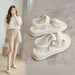 Warrior | Summer Dress Matching Soft Bottom Comfortable Platform Sandals