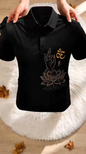 Polo Có Cổ NAM NỮ Bông Sen Vàng - NHiều Màu Lựa Chọn Dễ Phối Đồ