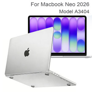 Laptop Case For MacBook Neo Case 13 inch 2026 100% Match Official Color Plastic Matte Hard Shell Case for A3404