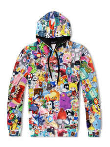 Cartoon Ice Silk Sports Pants Casual Leisure Tourist Womens Style Couple Animation Anti-Aging Cute Trendy Long Trousers