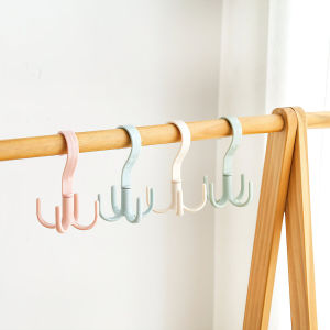 Móc nhựa treo phơi đồ 4 cạnh móc treo 4 chấu xoay 360 độ tiện ích ALLIN