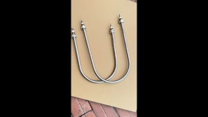 Điện trở chữ U đơn chân rộng 16cm và 20cmchất liệu inox 304 điện áp 220V - Điện trở 382