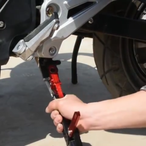 【BOLT】Motorcycle Adjustable Side Foot Stand – CNC Alloy Support Stand Universal