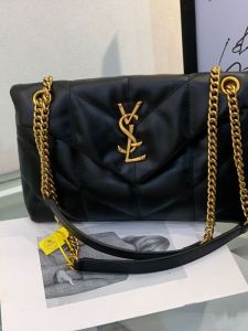 Fashionable Large Soft Leather Shoulder Bag with Double Chain Underarm Crossbody Bag Small Sheepskin Flip Cover Envelope Trendy Womens Bag