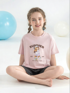 YINGBOLUN | Cool Lightweight Breathable Girls Pajama Set