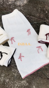 Rok Span Rajut Anak Perempuan - Rok Pita Anak - Rok Rajut Anak Perempuan - Bawahan Anak PErempuan