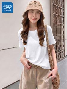 Jeanswest | White Casual Women T-Shirt