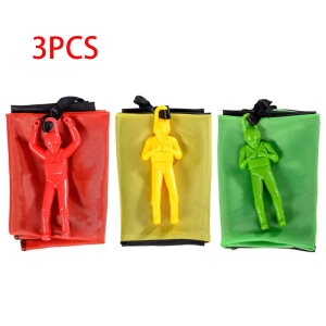 1-3Pcs Hand Throwing Parachute Children Mini Parachute Outdoor Beach Toy Educational Parent Child Entertainment Toys