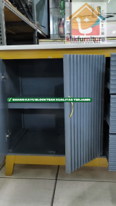 KLIKFURNITURE Sideboard Cupboard Lemari Bufet TV Meja Ruang Tamu Dining Room Living Room Kota ROMES 160 cm