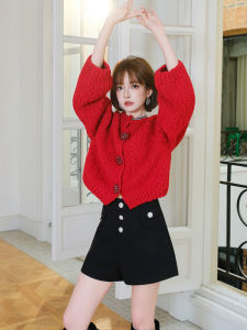Elegant High Waist Straight Leg Wide Pants For Petite Slimming Shorts