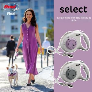 FLEXI | Dây Dắt Chó Co Giãn Điều Chỉnh Được cho chó Trung và Nhỏ