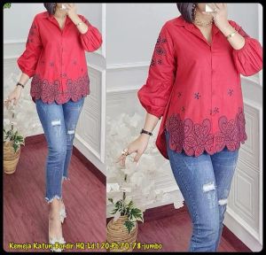 Kemeja Bordir Exclusive Katun Poplin Muat Dari BB 40 kg - 80 Kg