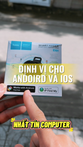 [Dùng cho Android và cả IOS] Thiết bị định vị UWB Hoco E101 định vị xe cộ thú cưng trẻ em đồ vật hành lý chìa khóa - Phụ Kiện Sỉ 1986