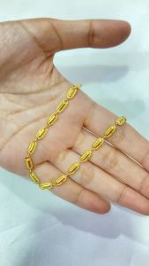 Noin Gelang Biji Padi Titanium Gold Timeless Gelang Anti Karat Bracelets