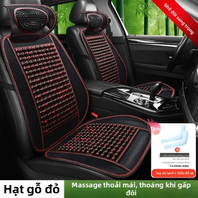 LQDQT | Đệm Ghế Ô Tô Làm Mát Từ Hạt Gỗ Thông Khí