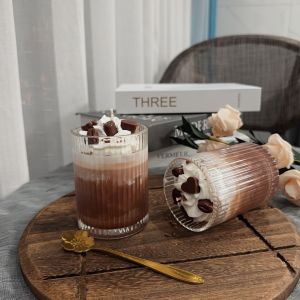 Café Scented Candle Indoor Home Use Long Lasting Atmosphere Sensation Creative Gift for Her Unique Birthday Present