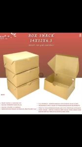 Snack Box 12X14 Laminasi 290 Gsm (Isi 25 Pcs--B1K2)