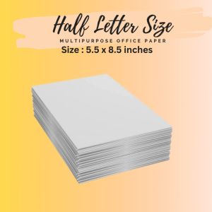 1/2 Letter Size Bond Paper (500 sheets)