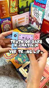 [Ver Trường Lớp] Bộ Bài Nói Hay Làm Lói Lèm Truth Or Dare Thật Hay Thách Dành Cho Học Sinh Boardgame Đồ Chơi Trẻ Em
