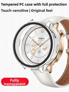 Clear Tempered Glass and Case Integrated Protective Cover for Smartwatch