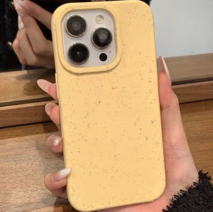 สไตล์เรียบง่าย สําหรับ iPhone 15 11 14 12 13ProMax XS XR iPhone 7 8 plus 11ProMax iPhone 15Plus eco-friendly