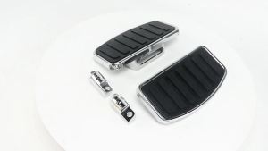 Motorcycle Rear Passenger Floorboard Adjustable Mount-Style Footpeg Foot Rest For Harley Sportster Touring Street Electra Glide